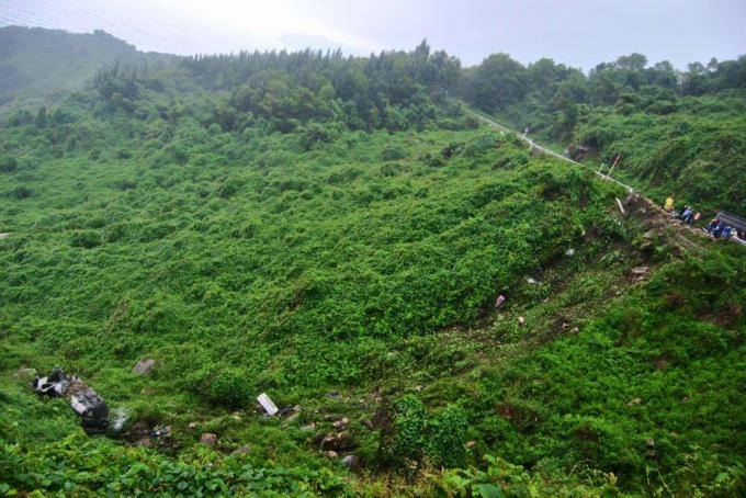 Hiện trường vụ tai nạn. (Ảnh: FB - Việt Hiến)