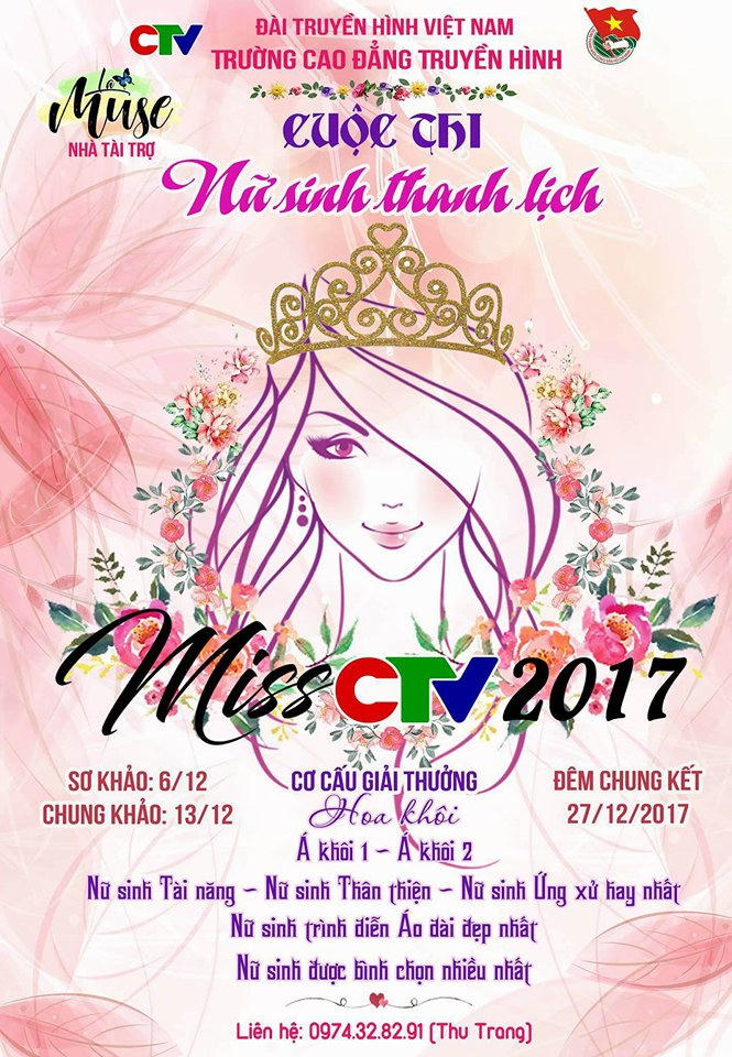 Sôi động cuộc thi “Nữ sinh thanh lịch - Miss CTV 2017”