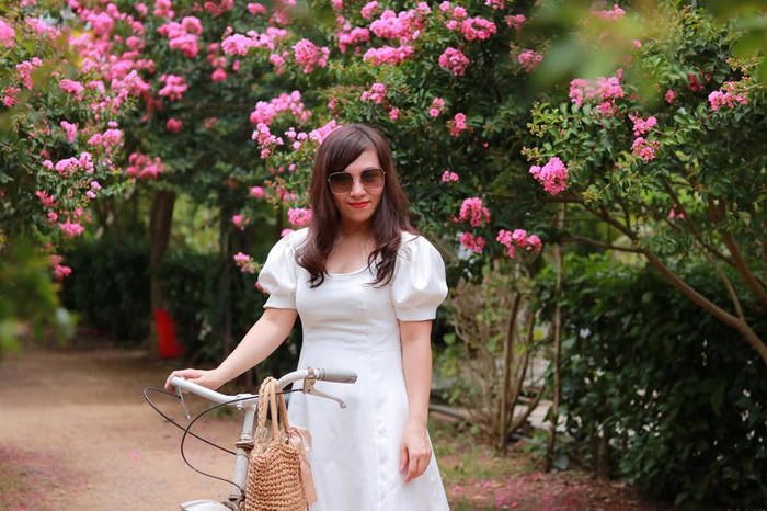 Trăm gốc tường vi đua nhau khoe sắc tại Tam Hiệp - Hà Nội - Hình 4