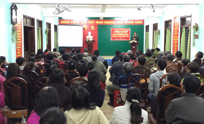 Hội nghị tuyên truyền phòng chống tội phạm năm 2017 tại phường Phú Hiệp, TP Huế.