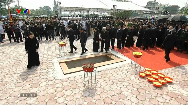 Lễ an t&aacute;ng nguy&ecirc;n Tổng B&iacute; thư Đỗ Mười