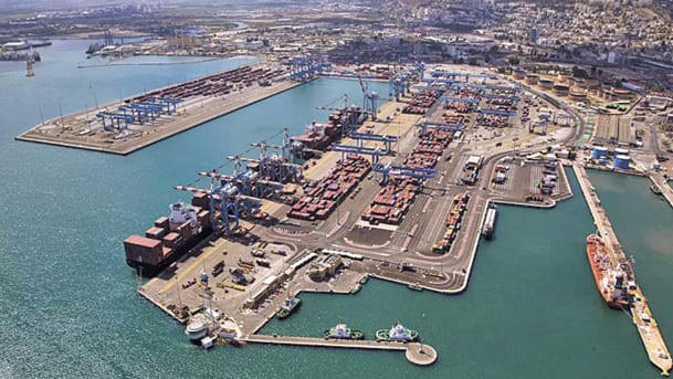 Cảng Haifa (Ảnh: Albatross Aerial Photography)