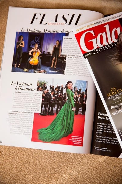 Lý Nhã Kỳ xuất hiện trên tạp chí Gala ngày 19/5.