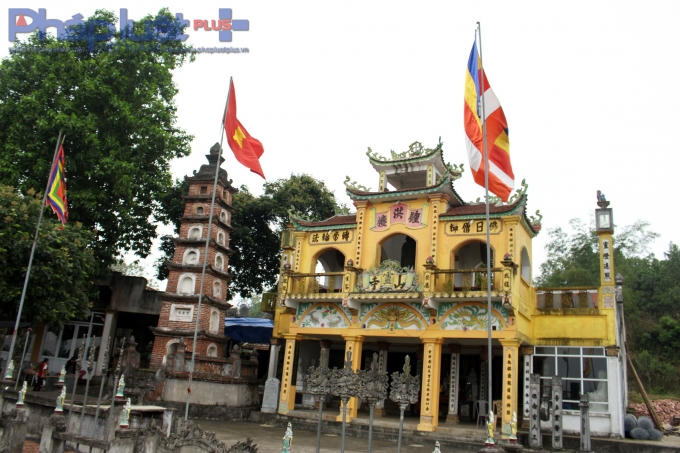 Chùa Cổ Linh Sơn Núi Kim Bảng được xây dựng từ thời Lý - Trần mang nét văn hóa lâu đời. (Ảnh: Đức Biên)