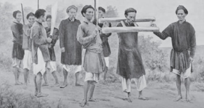 Đưa phạm nhân ra pháp trường.