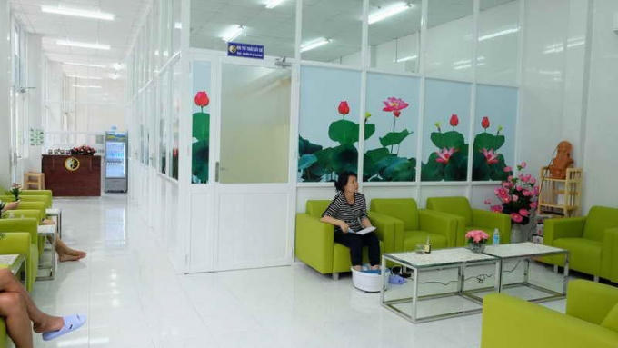 Cơ sở vật chất khang trang tại Khu Chuyên gia Viện Y Dược học dân tộc TP.HCM.