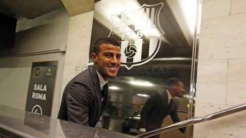 Các cầu thủ Barca đã có mặt tại Nou Camp.