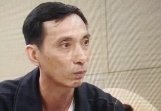 Đối tượng Sơn bị bắt giữ tại cơ quan Công an. Ảnh: Cơ quan CSĐT cung cấp