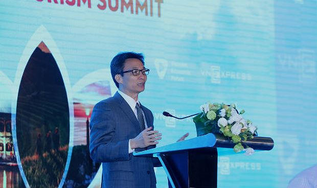 Phó Thủ tướng Vũ Đức Đam, Trưởng ban Chỉ đạo Nhà nước về Du lịch phát biểu bế mạc diễn đàn