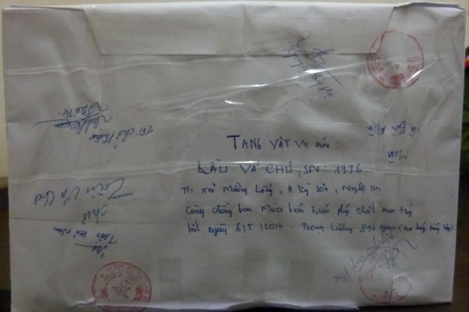 Tang vật của vụ án.