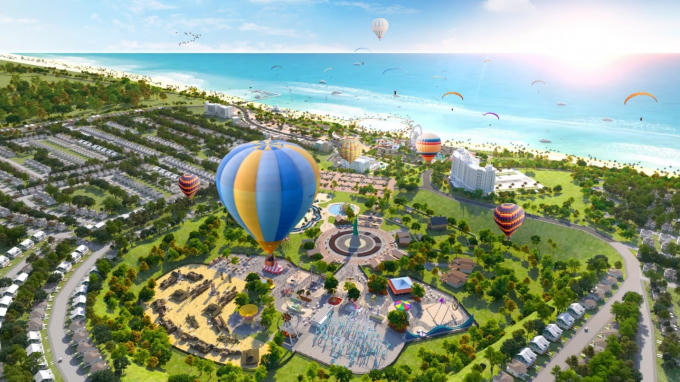 Tổ hợp du lịch nghỉ dưỡng giải trí NovaWorld Phan Thiet có diện tích 1.000 ha.