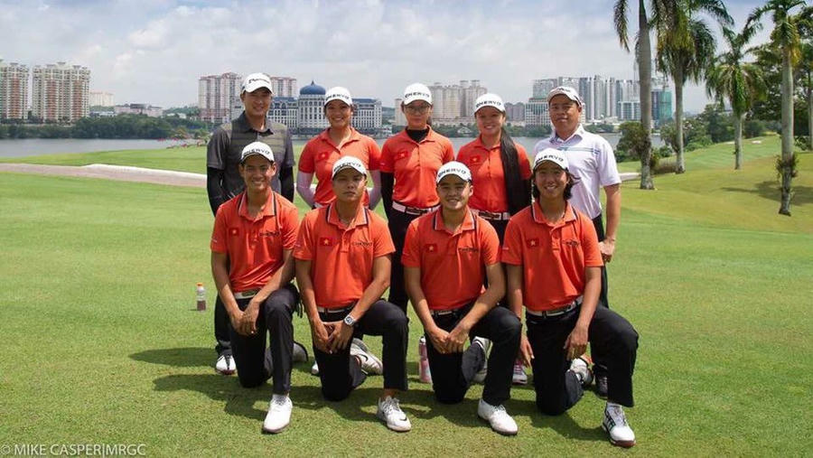 Đội tuyển golf Việt Nam dự SEA Games 30.
