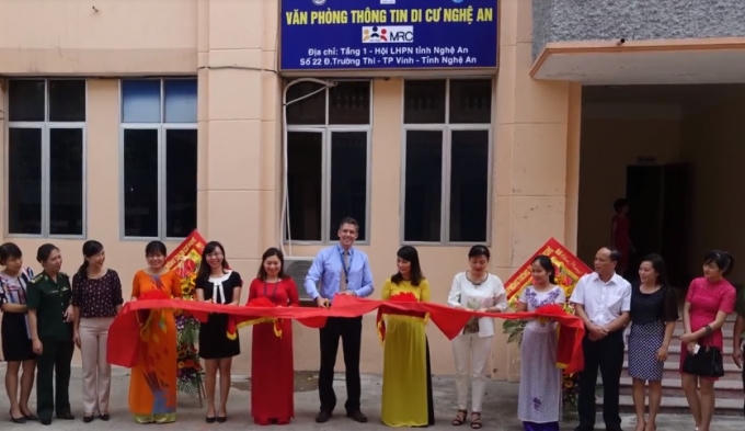 IOM mở Văn phòng Thông tin Di cư MRC Nghệ An.