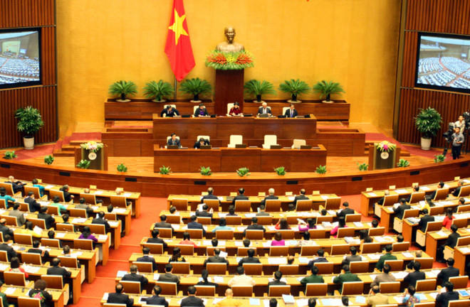 Kỳ họp thứ 3, Quốc hội khóa XIV khai mạc vào sáng 22/5. (Ảnh: Quochoi.vn)