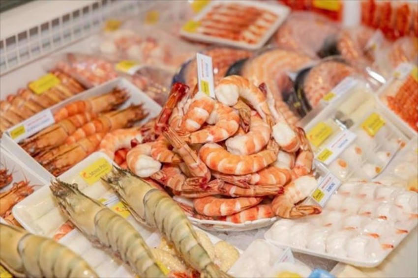 Tôm tiếp tục là mặt hàng chủ lực với kim ngạch 331 triệu USD.