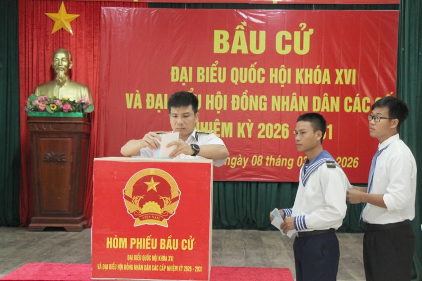 Cử tri trên đảo Sinh Tồn chúc cuộc bầu cử đại biểu Quốc hội và Hội đồng nhân dân các cấp nhiệm kỳ 2026-2031 thành công tốt đẹp.