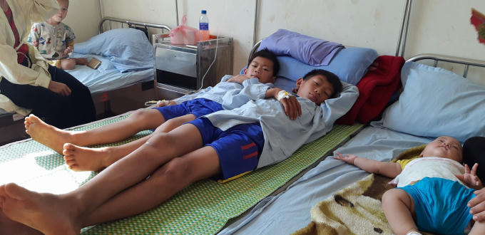 Hiện tại, đã có 253 người bị ngộ độc và đang được điều trị tại Bệnh viện Đa khoa Huyện Sông Mã.