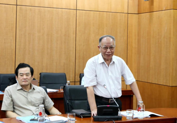 GS Hoàng Chí Bảo phát biểu tại Toạ đàm.