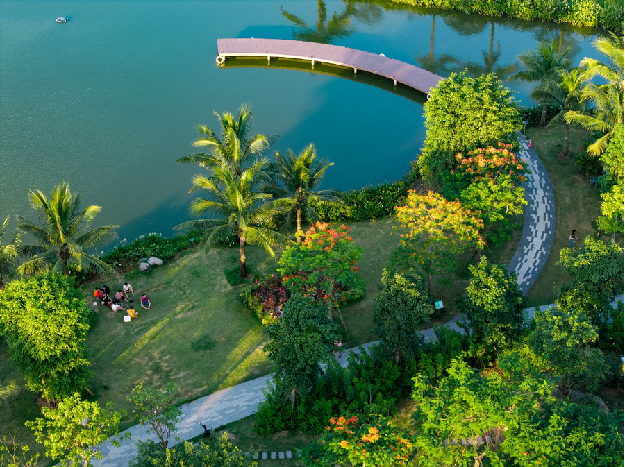 Eco Central Park với 50ha là công viên, mặt nước
