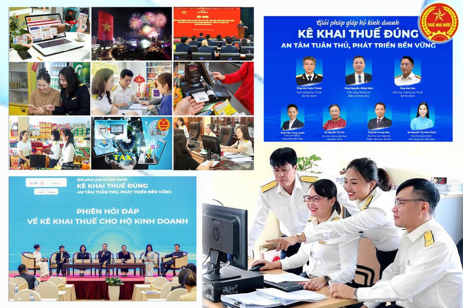 Ngành Thuế triển khai nhiều giải pháp hỗ trợ để hộ kinh doanh không lúng túng khi thực hiện chính sách thuế mới. Ảnh: Cục Thuế