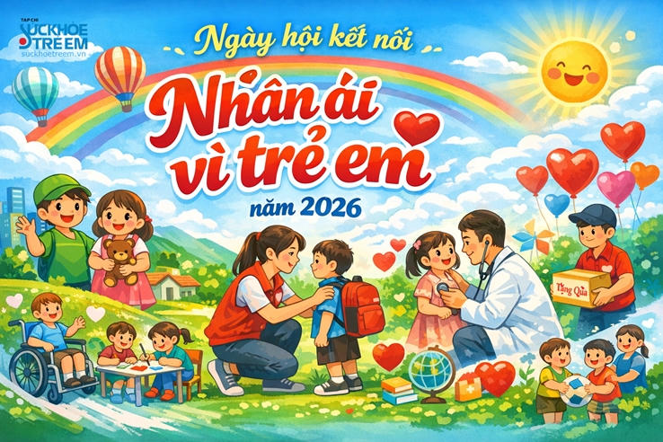 Tạp chí Sức khỏe Trẻ em chuẩn bị tổ chức "Ngày hội kết nối Nhân ái vì Trẻ em" năm 2026. Tạp chí Sức khỏe Trẻ em chuẩn bị tổ chức "Ngày hội kết nối Nhân ái vì Trẻ em" năm 2026.