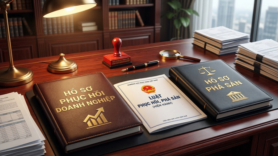 Luật Phục hồi, phá sản 2025 được kỳ vọng sẽ tạo ra một "phao cứu sinh" thực thụ. (Ảnh minh họa AI)