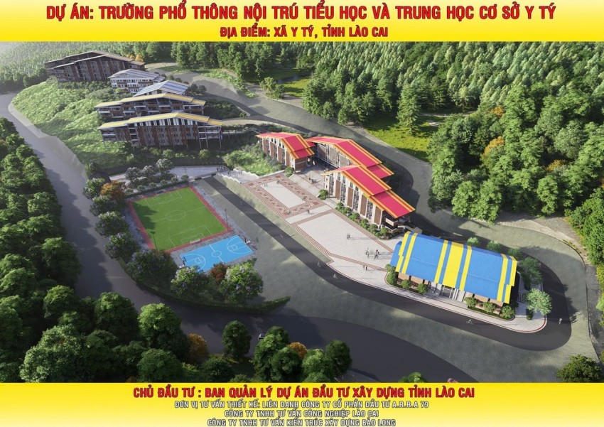 Phối cảnh ngôi trường được khởi công vào cuối năm 2025.