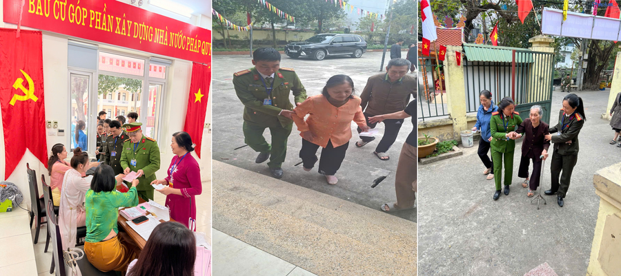 Những ấn tượng đặc biệt về hình ảnh người chiến sĩ Công an Nhân dân trong ngày hội lớn