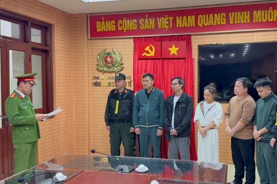 Các đối tượng trong vụ án. (Ảnh: CAHN)