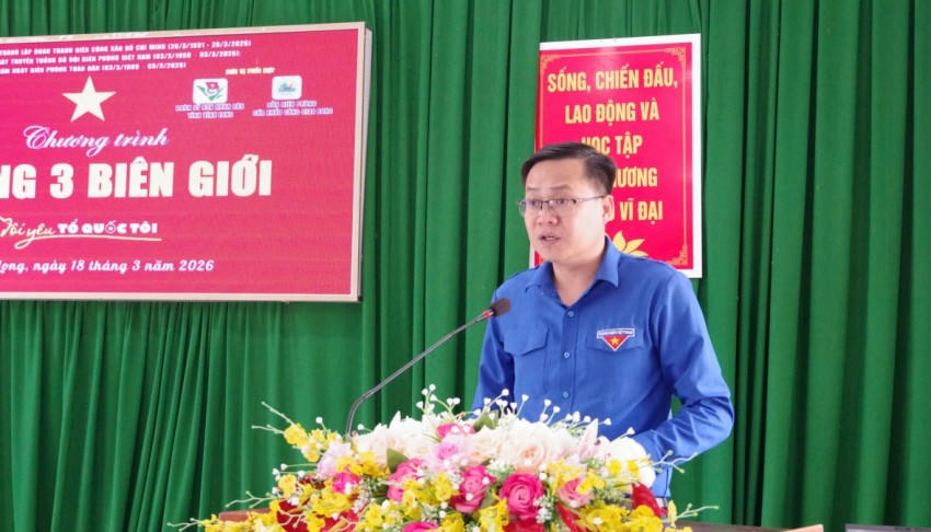 Ông Nguyễn Thanh Nhã phát biểu tại chương trình
