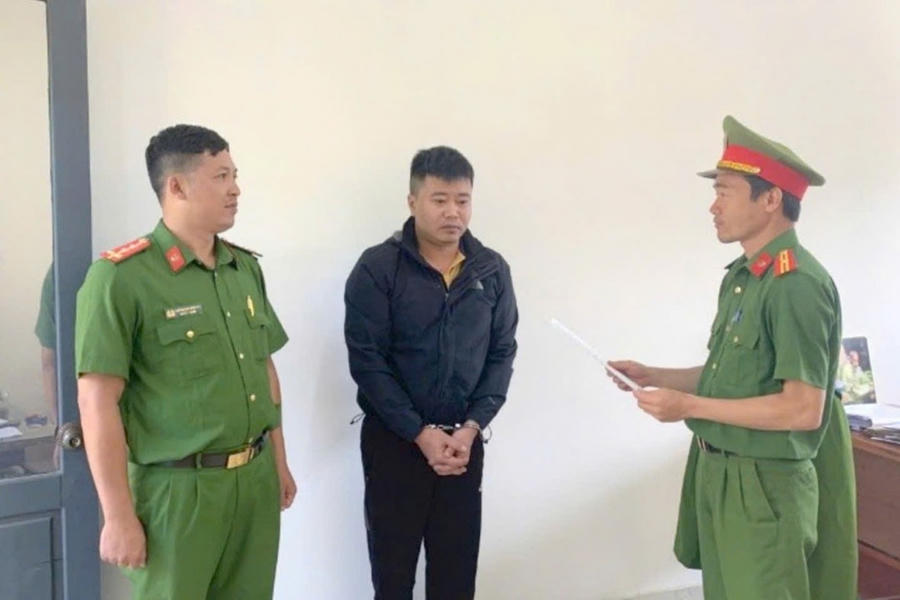 Đối tượng Nguyễn Thành Luân bị công an khởi tố, bắt tạm giam
