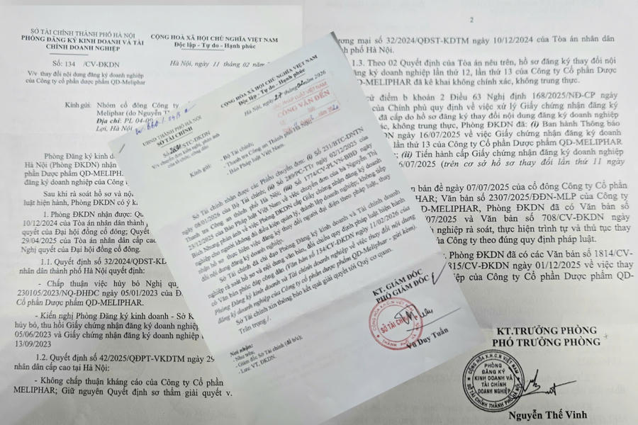 Văn bản phản hồi của Sở Tài chính Hà Nội. (Ảnh: Nguyễn Tuấn)
