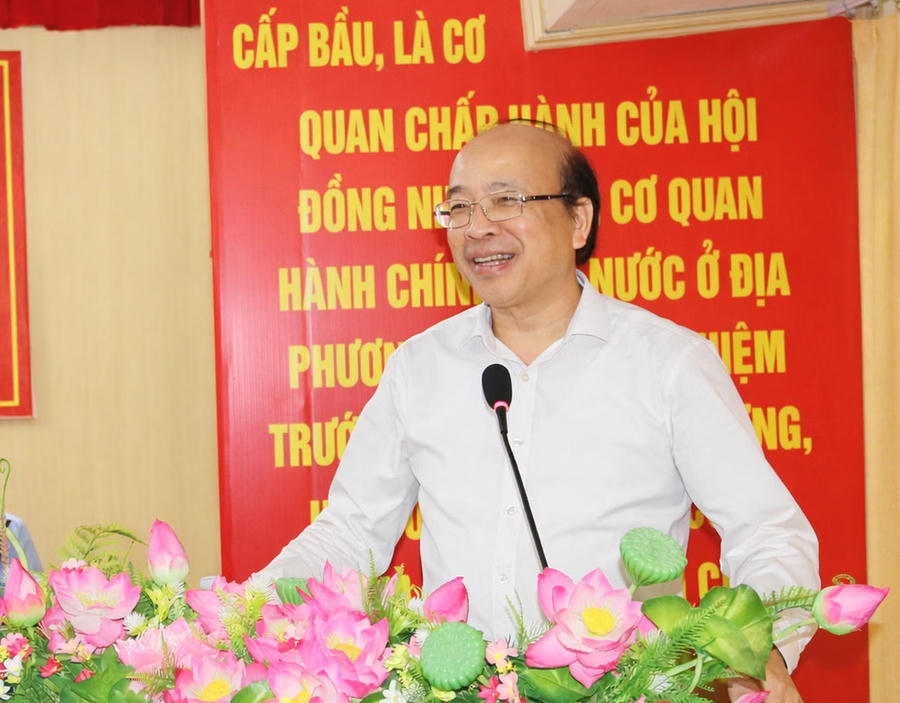 Thứ trưởng Phan Chí Hiếu. (Ảnh: Trọng Nghĩa)