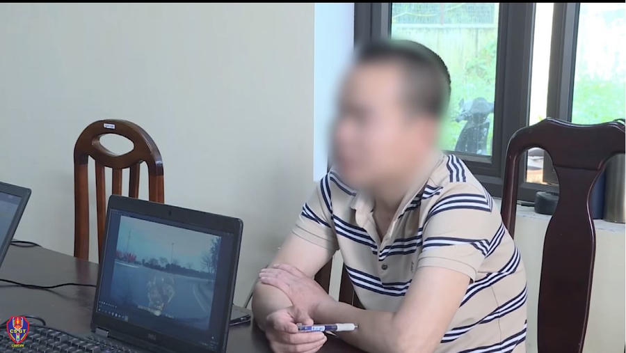 Người vi phạm vị triệu tập làm việc liên quan đến những nội dung bịa đặt, bôi nhọ lực lượng CSGT. Ảnh: Cục CSGT