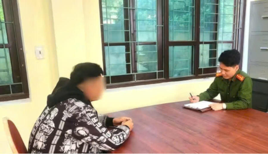 Cơ quan Công an làm việc với T.B.L