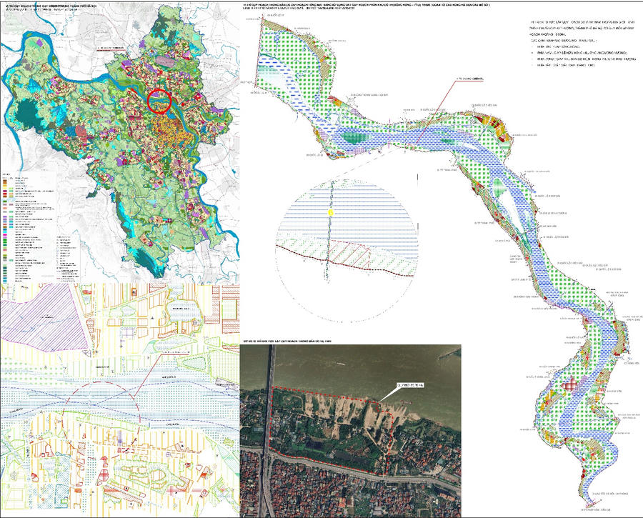 Vị trí Công viên công cộng phường Phú Thượng.