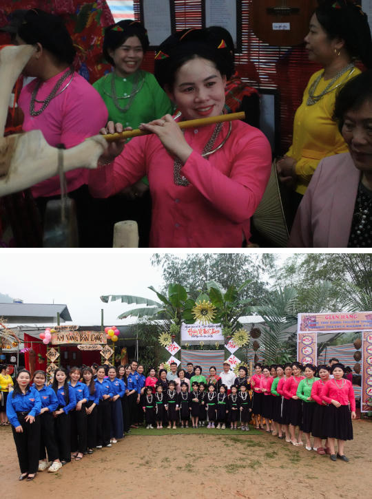 Không chỉ học sinh, thanh niên, Hội thi thu hút sự tham gia của cả người dân, nghệ nhân, người cao tuổi, lan tỏa tinh thần cộng đồng trong bảo tồn di sản văn hóa. Ảnh: ECODE