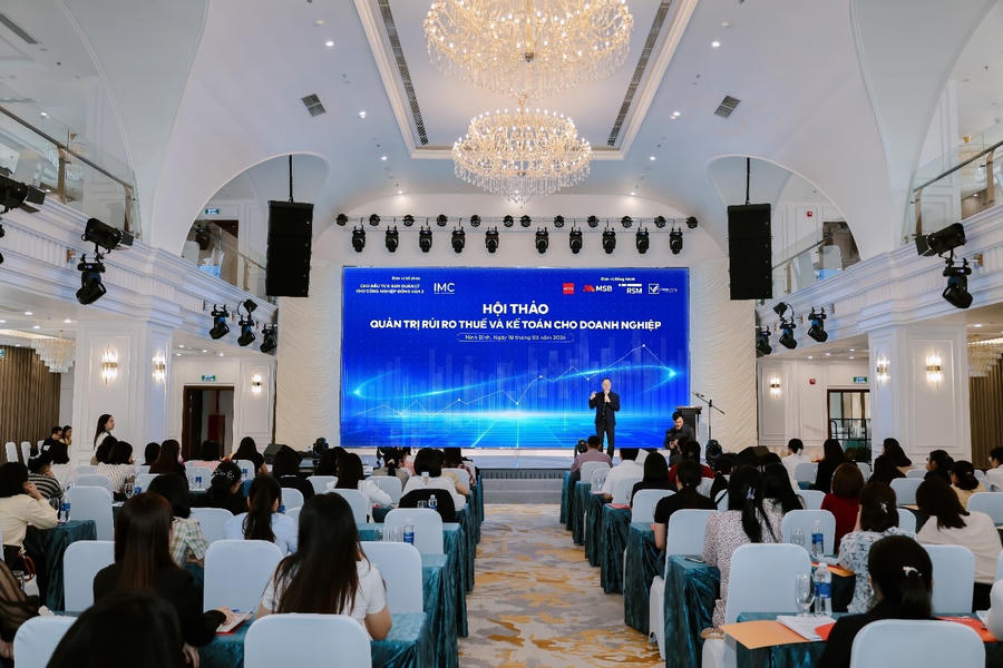 Hội thảo Quản trị rủi ro Thuế và Kế toán cho doanh nghiệp thu hút đông đảo doanh nghiệp tham gia