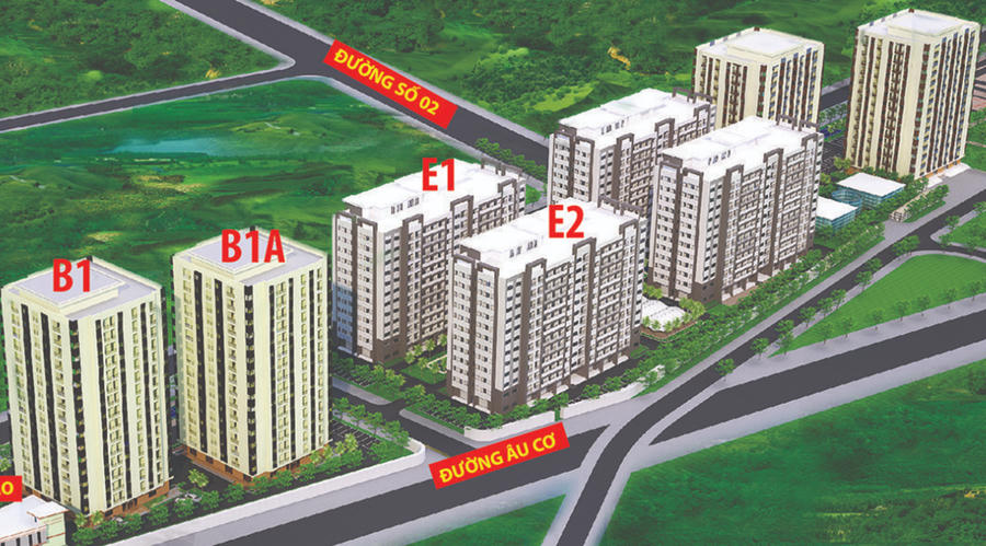 Phối cảnh dự án. Phối cảnh dự án.