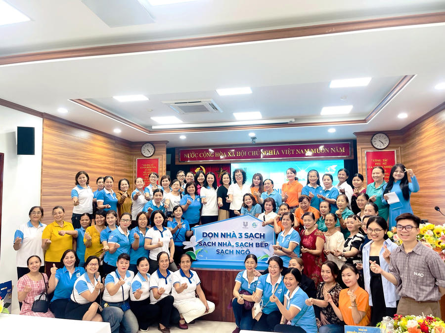 Chương trình tập huấn “Dọn nhà 3 Sạch” – nhãn hàng Vim.