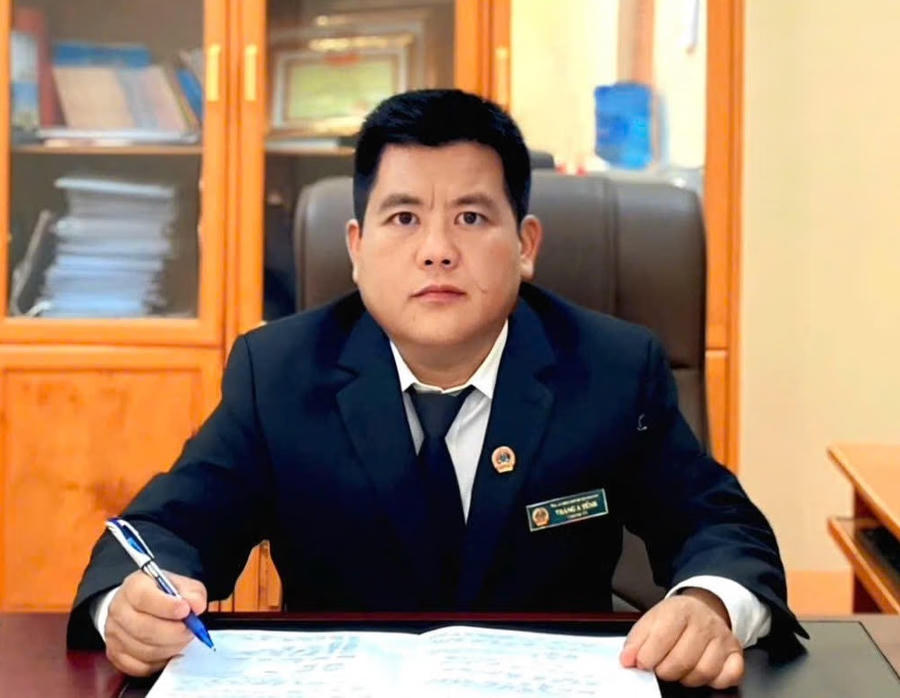 Ông Tráng A Tếnh.