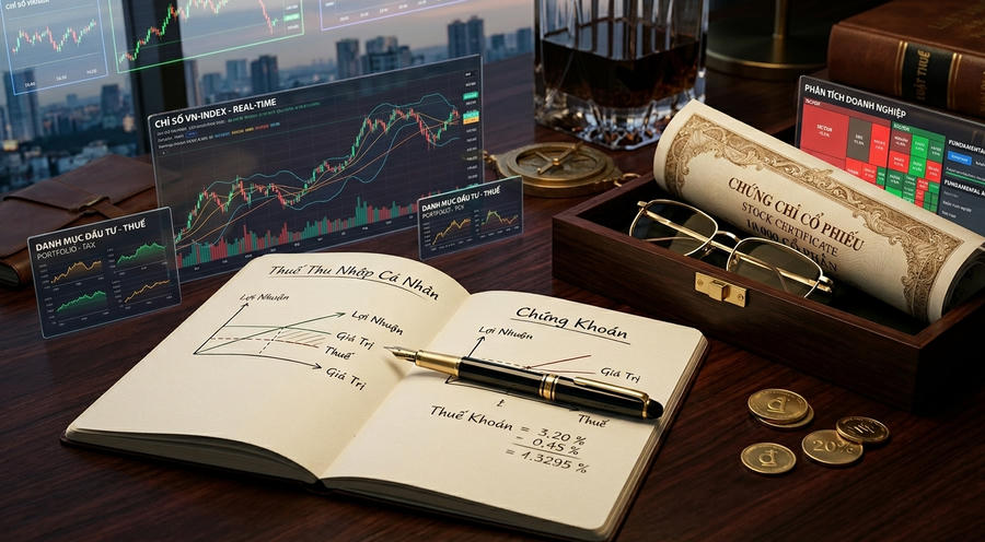 Điểm mới đáng chú ý là dự thảo bổ sung quy định áp dụng thuế suất 2% trên giá bán đối với các trường hợp không thể xác định được giá mua và chi phí liên quan, áp dụng đồng nhất cho cả cá nhân cư trú và không cư trú. (Ảnh minh họa AI)