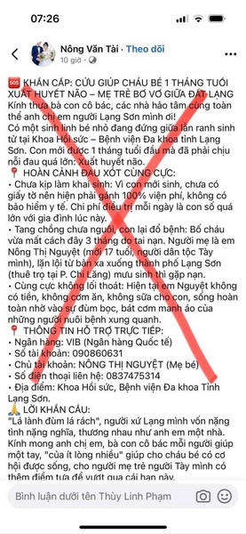 Các bài đăng trên mạng xã hội mà đối tượng lợi dụng để lừa đảo chiếm đoạt tài sản. (Ảnh: Công an tỉnh Lạng Sơn)