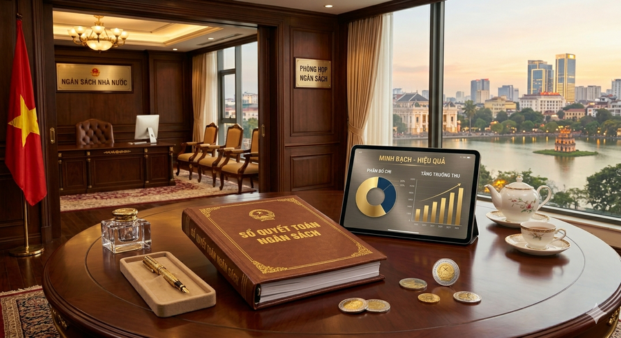 Thông tư số 26/2026/TT-BTC quy định cấp xã phải công khai chi tiết toàn bộ dự toán, quyết toán và tiền hỗ trợ. (Ảnh minh họa AI)