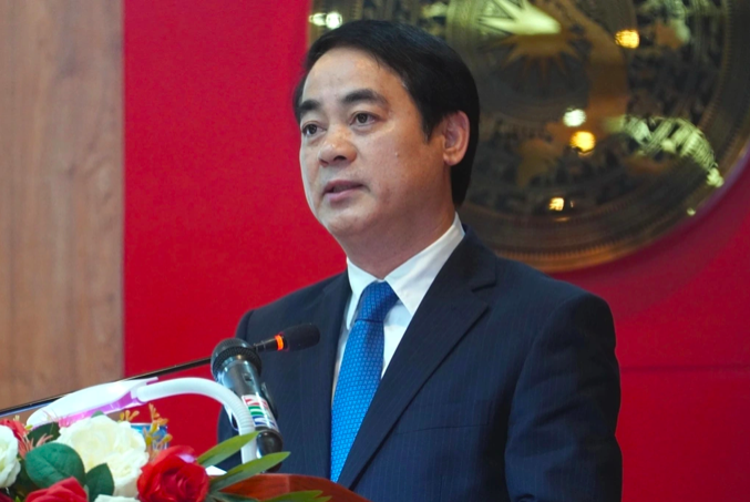 Tân Phó Chủ nhiệm Ủy ban Kiểm tra Trung ương Nghiêm Xuân Thành (Ảnh: Nguyễn Đức).
