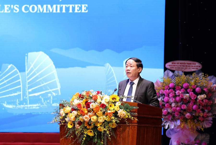 Ông Phạm Anh Tuấn, Chủ tịch UBND tỉnh Gia Lai phát biểu tại hội nghị.