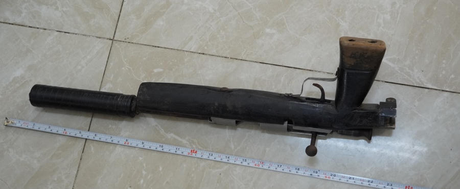 Hung khí gây án khiến 3 người thương vong - Ảnh Công an Quảng Trị.