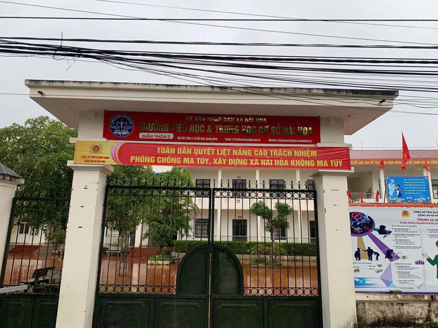 Công an xã Hải Hòa đẩy mạnh tuyên truyền phòng, chống ma túy trong trường học và phối hợp với giáo họ Cẩm Hải xây dựng mô hình địa bàn không ma túy.