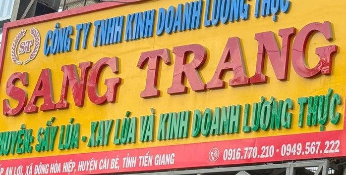 Lò sấy lúa ở Đồng Tháp, nơi 7 công nhân gặp nạn.