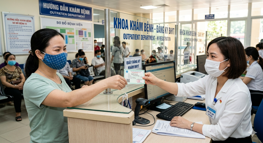 Chính phủ vừa ban hành Nghị định 90/2026/NĐ-CP quy định mức phạt tiền đối với hành vi trốn đóng bảo hiểm y tế. (Ảnh minh họa AI)